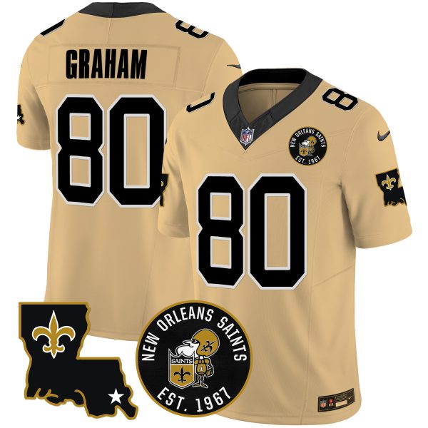 Men's Saints EST. 1967 Patch Vapor Jersey - All Stitched - Image 33