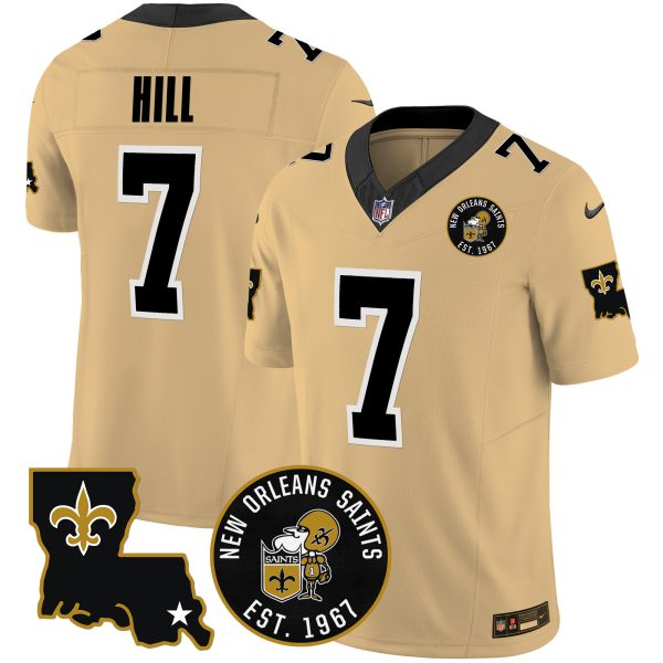 Men's Saints EST. 1967 Patch Vapor Jersey - All Stitched - Image 35