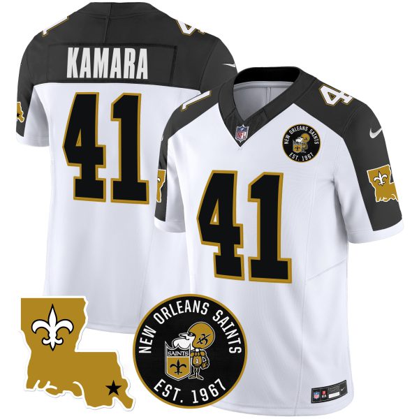 Men's Saints EST. 1967 Patch Vapor Jersey - All Stitched - Image 38