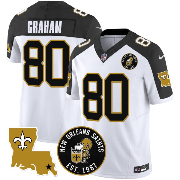 Men's Saints EST. 1967 Patch Vapor Jersey - All Stitched - Image 42