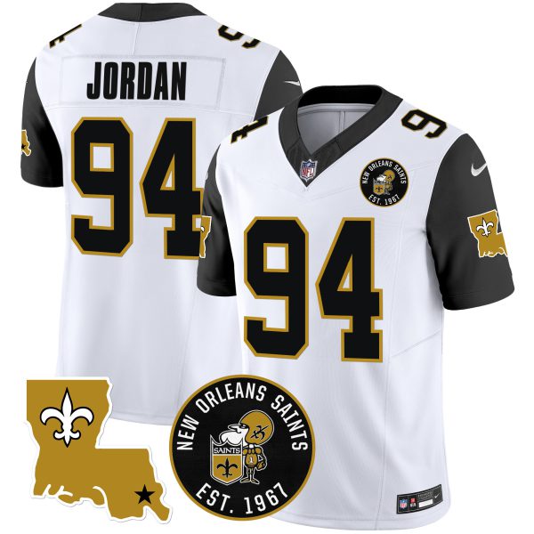 Men's Saints EST. 1967 Patch Vapor Jersey - All Stitched - Image 48