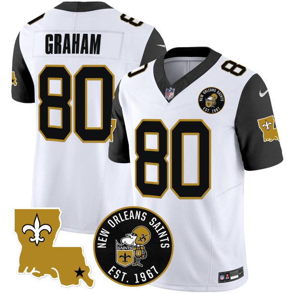 Men's Saints EST. 1967 Patch Vapor Jersey - All Stitched - Image 51
