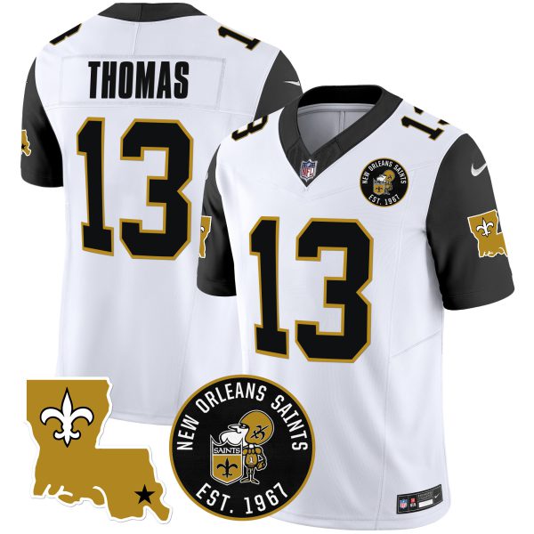 Men's Saints EST. 1967 Patch Vapor Jersey - All Stitched - Image 52
