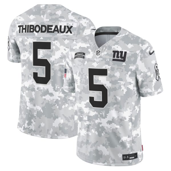 New York Giants 2024 Salute to Service Vapor Limited Jersey - Arctic Camo - All stitched - Image 6