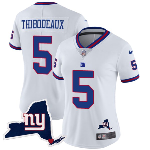 Women's Giants New York State Map Patch Limited Jersey V2 - All Stitched - Image 18