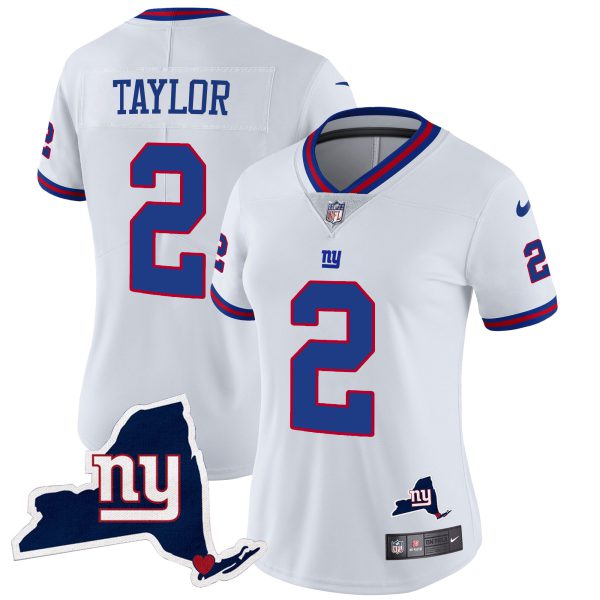 Women's Giants New York State Map Patch Limited Jersey V2 - All Stitched - Image 19