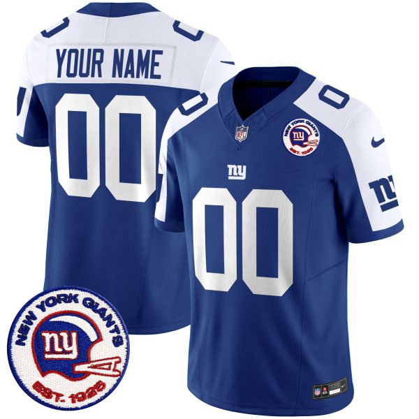 Giants Est 1925 Patch Vapor Limited Custom Jersey - All Stitched - Image 2