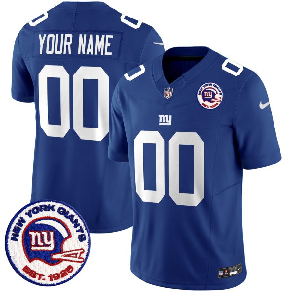 Giants Est 1925 Patch Vapor Limited Custom Jersey - All Stitched - Image 3
