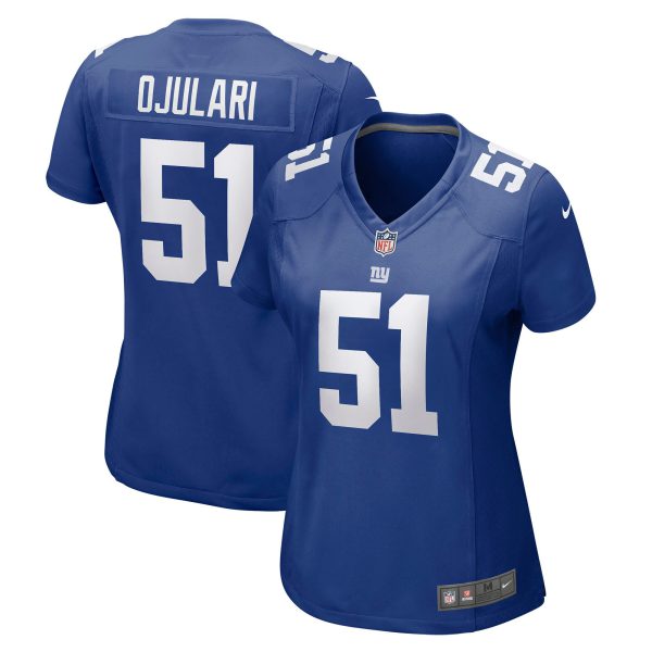 Azeez Ojulari New York Giants Royal Jersey - All Stitched - Image 2