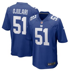Azeez Ojulari New York Giants Royal Jersey - All Stitched