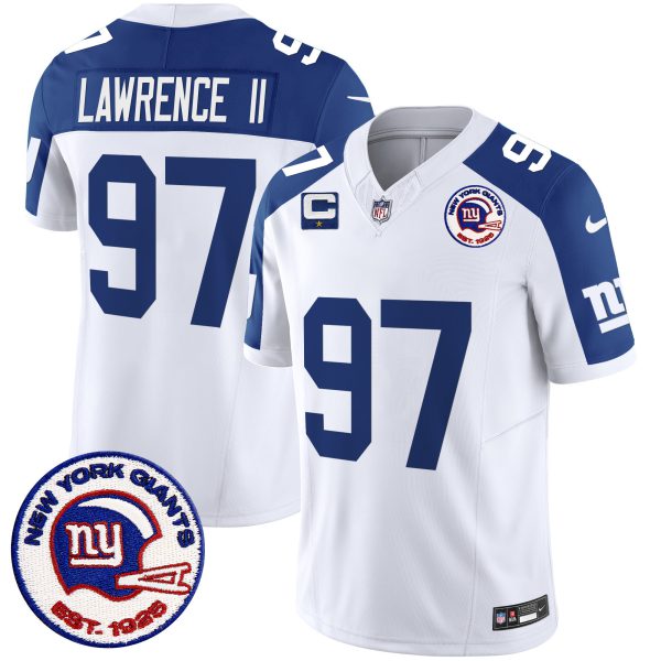 Giants 1925 Ptach Inverted Vapor Limited Jersey - All Stitched - Image 5