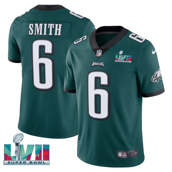Youth's Eagles Super Bowl Patch Vapor Jersey - All Stitched - Image 11