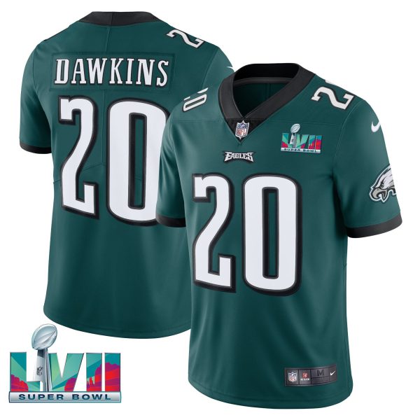Youth's Eagles Super Bowl Patch Vapor Jersey - All Stitched - Image 14