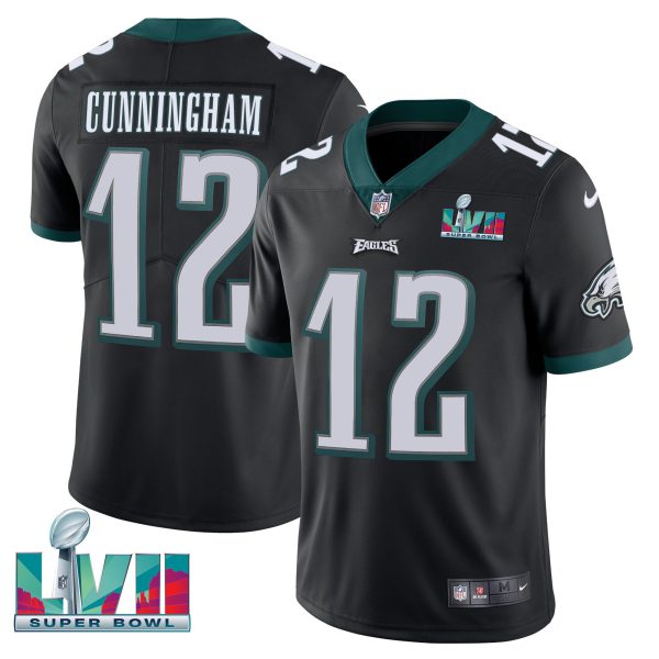 Youth's Eagles Super Bowl Patch Vapor Jersey - All Stitched - Image 30