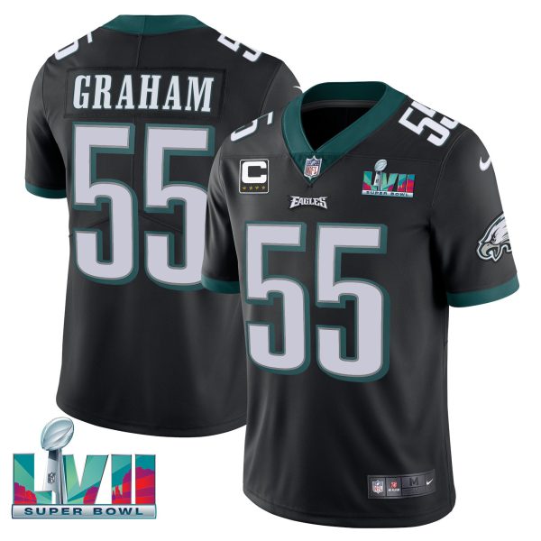 Youth's Eagles Super Bowl Patch Vapor Jersey - All Stitched - Image 31