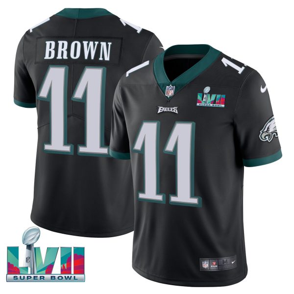 Youth's Eagles Super Bowl Patch Vapor Jersey - All Stitched - Image 33