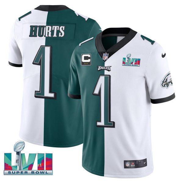 Youth's Eagles Super Bowl Patch Vapor Jersey - All Stitched - Image 37