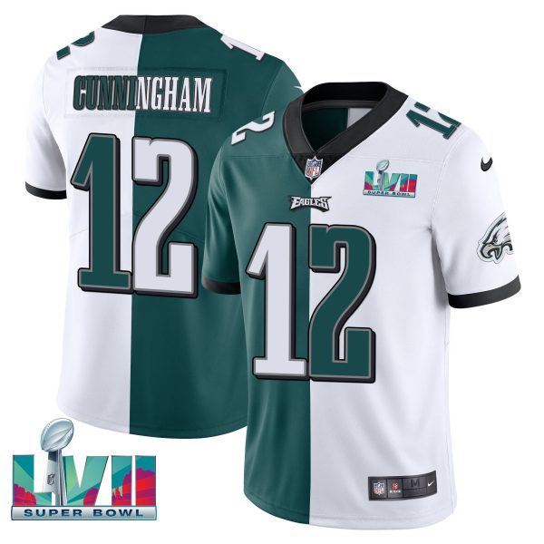 Youth's Eagles Super Bowl Patch Vapor Jersey - All Stitched - Image 39
