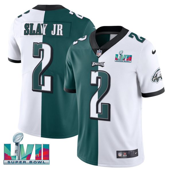 Youth's Eagles Super Bowl Patch Vapor Jersey - All Stitched - Image 44