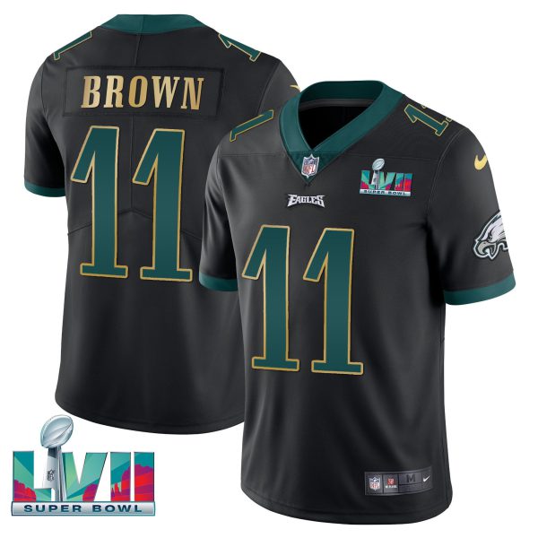 Youth's Eagles Super Bowl Patch Vapor Jersey - All Stitched - Image 51
