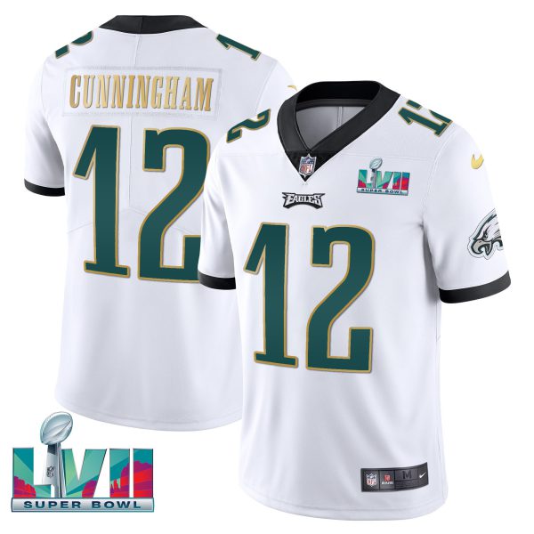Youth's Eagles Super Bowl Patch Vapor Jersey - All Stitched - Image 57