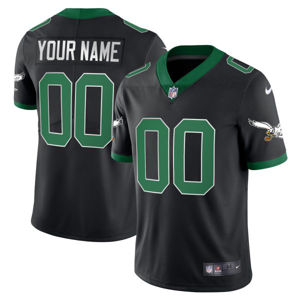 Eagles Gold & Kelly Vapor Custom Jersey - All Stitched - Image 3