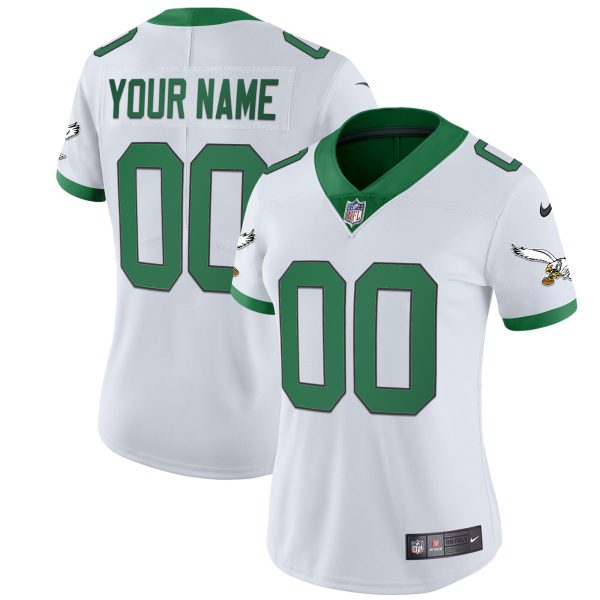 Eagles Gold & Kelly Vapor Custom Jersey - All Stitched - Image 9