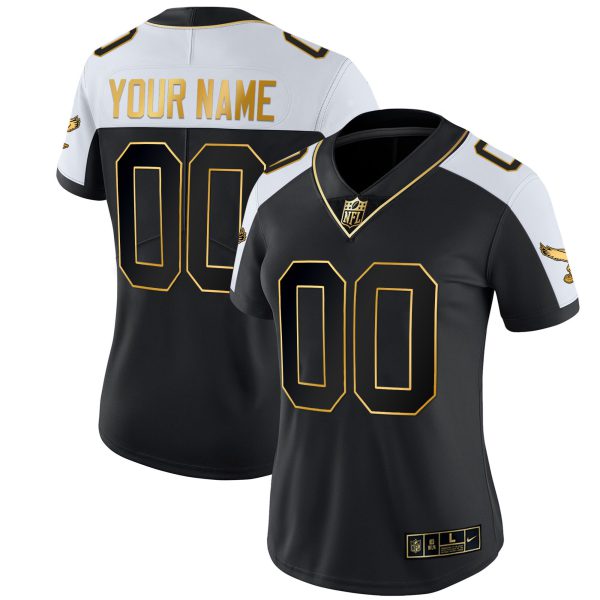 Eagles Gold & Kelly Vapor Custom Jersey - All Stitched - Image 16