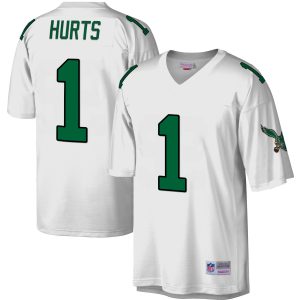 Eagles Big & Tall 1990 Legacy White Jersey - All Stitched