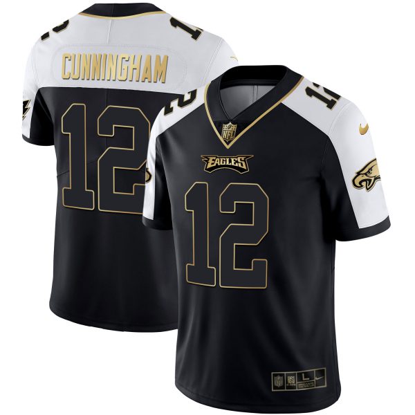 Men's Eagles Alternate Vapor Black Gold Limited - All Stitched - Image 3