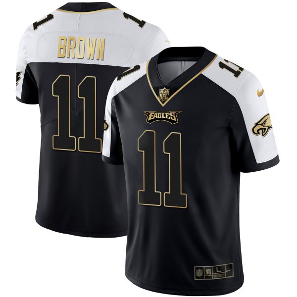 Men's Eagles Alternate Vapor Black Gold Limited - All Stitched - Image 6