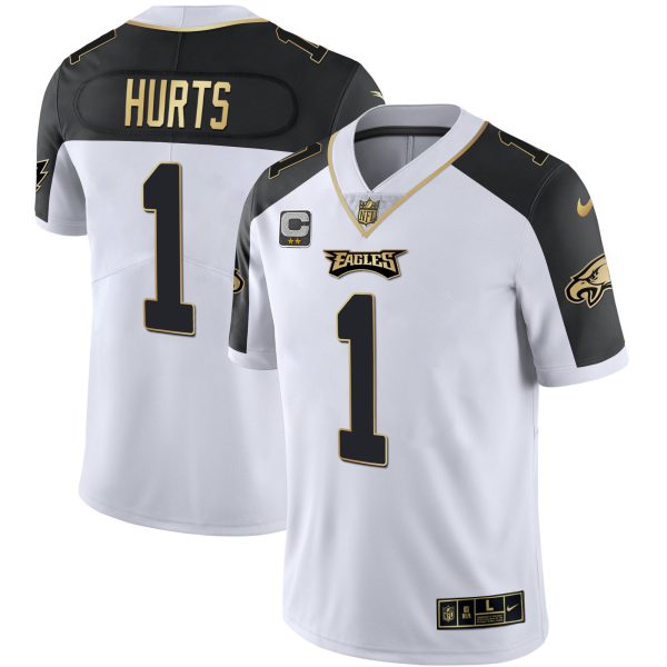 Men's Eagles Alternate Vapor Black Gold Limited - All Stitched - Image 9