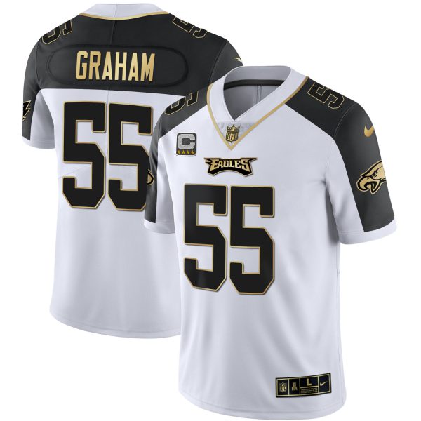 Men's Eagles Alternate Vapor Black Gold Limited - All Stitched - Image 12