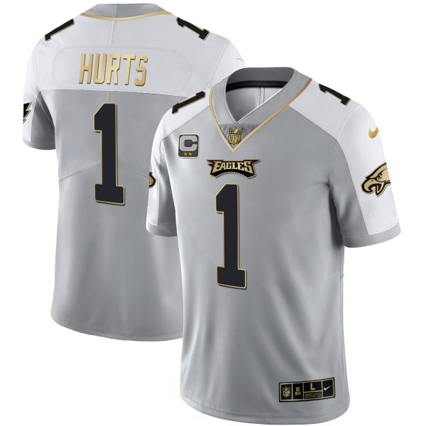Men's Eagles Alternate Vapor Black Gold Limited - All Stitched - Image 17