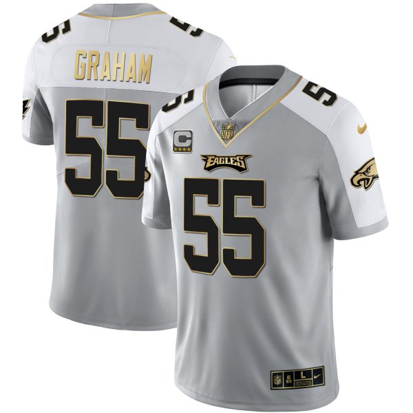 Men's Eagles Alternate Vapor Black Gold Limited - All Stitched - Image 20