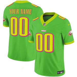Eagles City Edition Vapor Custom Jersey - All Stitched