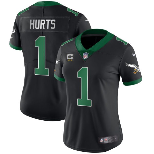 Women's Eagles Throwback Kelly Vapor Limited Jersey V2 - All Stitched - Image 14