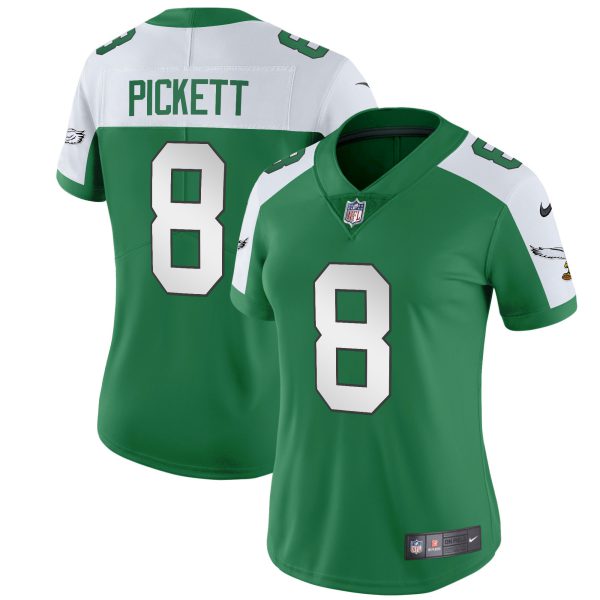 Women's Eagles Throwback Kelly Vapor Limited Jersey V2 - All Stitched - Image 27
