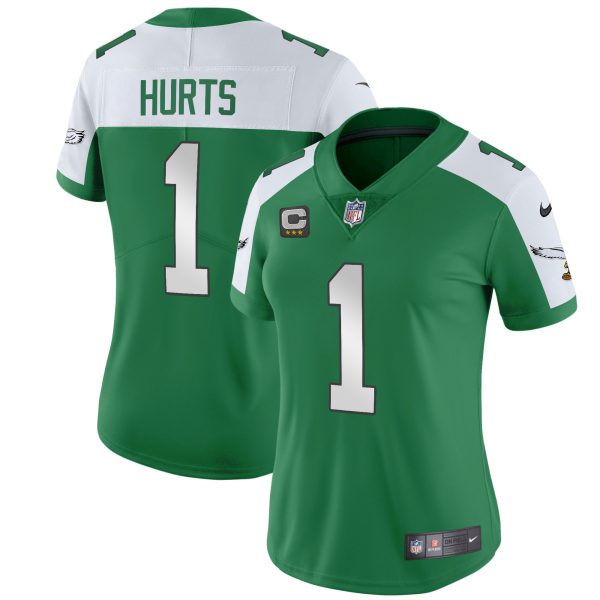 Women's Eagles Throwback Kelly Vapor Limited Jersey V2 - All Stitched - Image 29