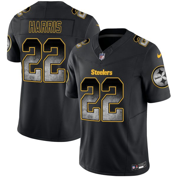 Men's Steelers Arch Smoke Vapor Jersey - All Stitched - Image 6