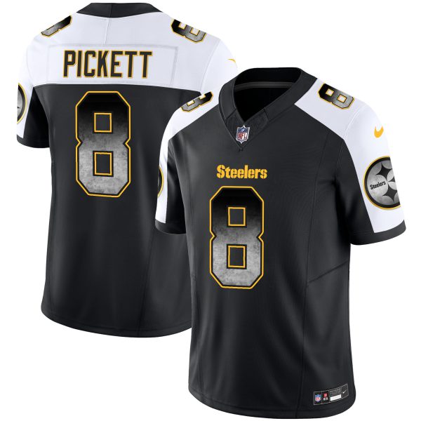Men's Steelers Arch Smoke Vapor Jersey - All Stitched - Image 12