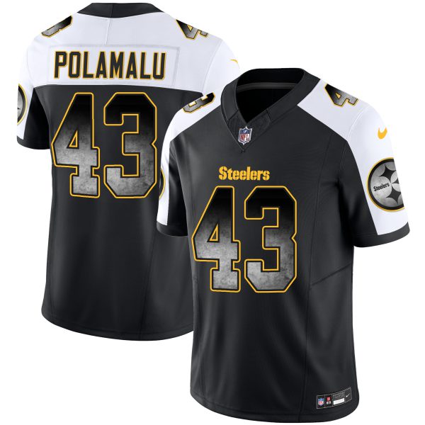 Men's Steelers Arch Smoke Vapor Jersey - All Stitched - Image 15
