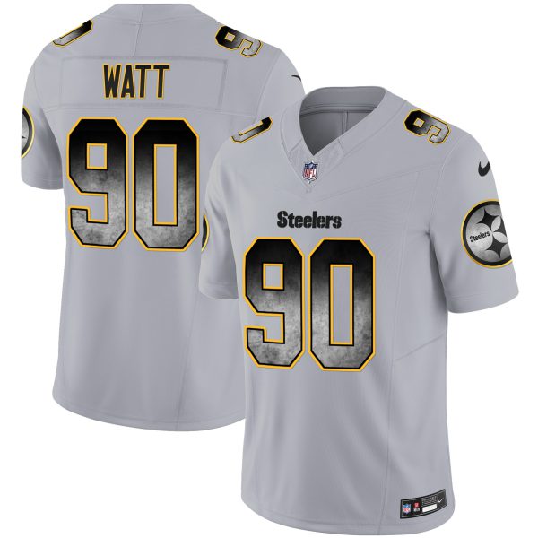 Men's Steelers Arch Smoke Vapor Jersey - All Stitched - Image 27