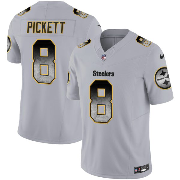 Men's Steelers Arch Smoke Vapor Jersey - All Stitched - Image 28