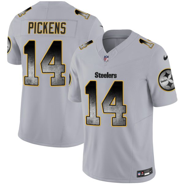 Men's Steelers Arch Smoke Vapor Jersey - All Stitched - Image 29