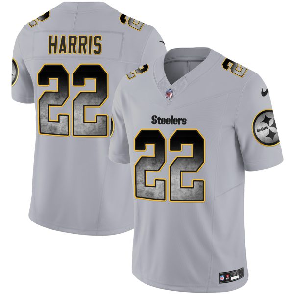 Men's Steelers Arch Smoke Vapor Jersey - All Stitched - Image 30