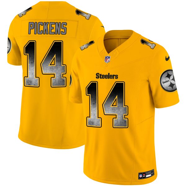 Men's Steelers Arch Smoke Vapor Jersey - All Stitched - Image 37