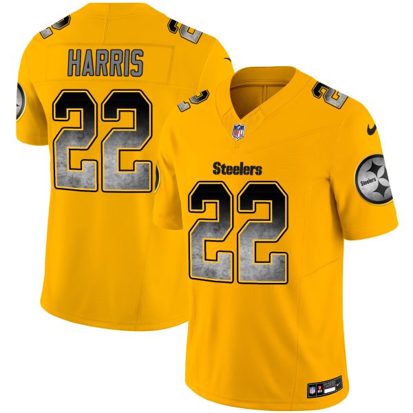 Men's Steelers Arch Smoke Vapor Jersey - All Stitched - Image 38