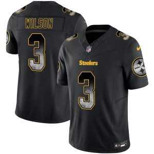 Men's Steelers Arch Smoke Vapor Jersey - All Stitched