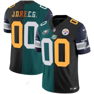 Dophins Cowboys Eagles And Steelers Limited Custom Jersey - All Stitched